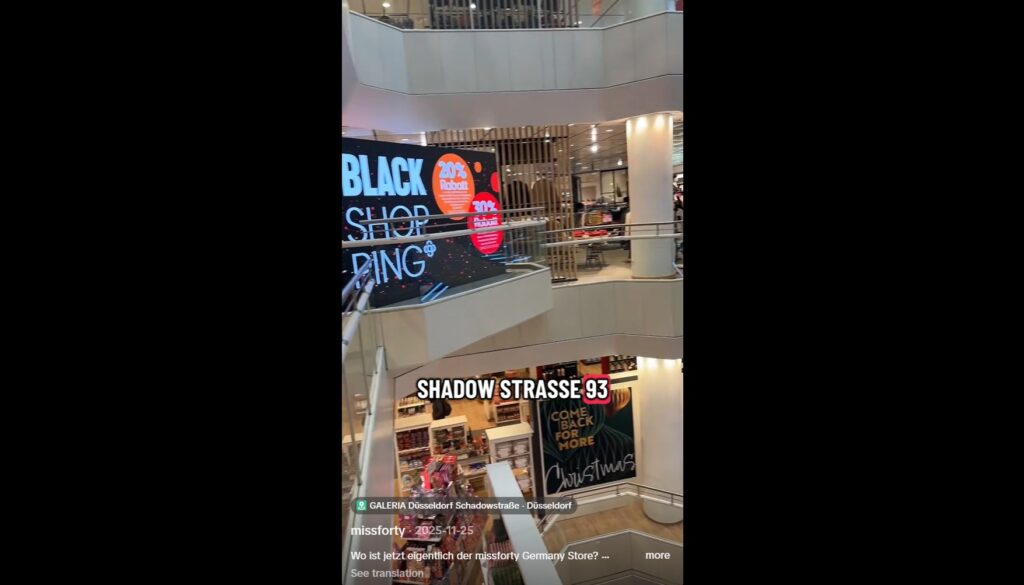 Galeria Düsseldorf Schadowstraße Tiktok