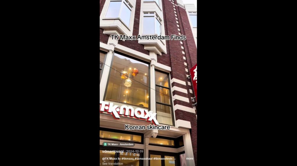 Tk Maxx Amsterdam Tiktok