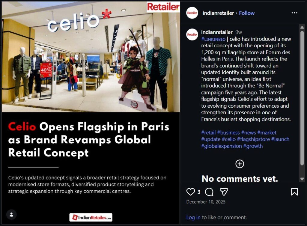 Celio – Forum Des Halles Ig